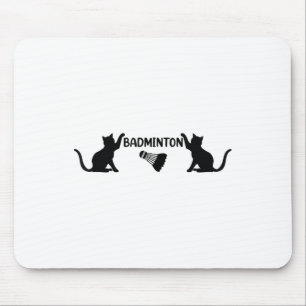 Badminton Shuttle And Cats - Cool Badminton Shuttl Mouse Pad