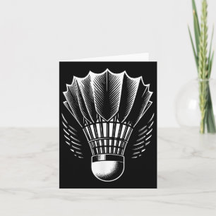 Badminton Shuttle Badminton Lover  Card