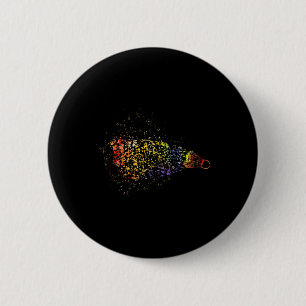 Badminton Shuttle Badminton Player Gift 6 Cm Round Badge