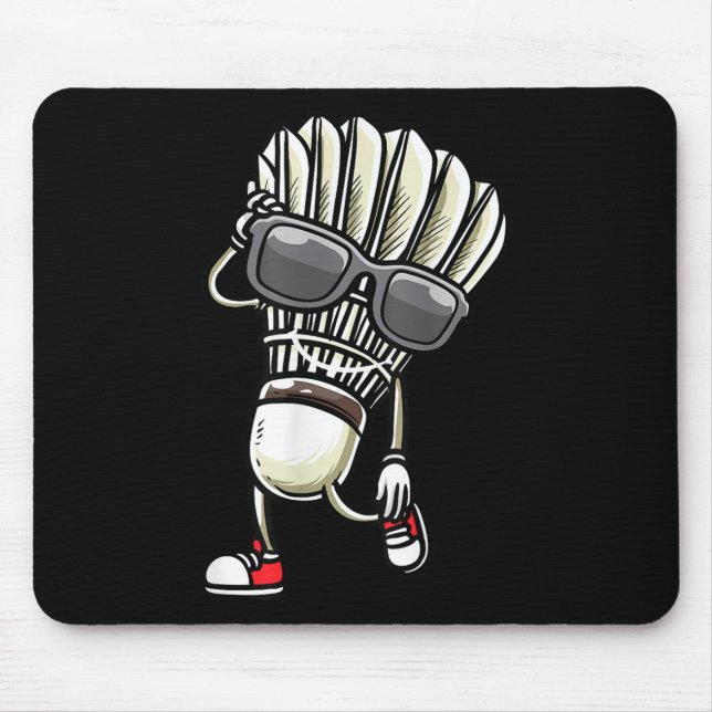 Badminton Shuttle Dancing  Mouse Pad (Front)