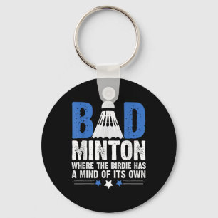 Badminton Shuttle Enthusiast Sports Racket Coach T Key Ring