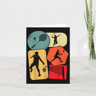 Badminton Shuttle Kids Boys Youth Men Card