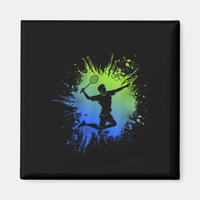 Badminton Shuttle Kids Youth Boys  Magnet (Front)