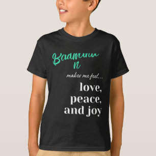 Badminton Shuttle Love Peace Joy Racket Sport  T-Shirt