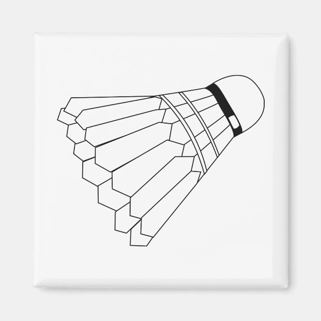 Badminton Shuttle Magnet (Front)