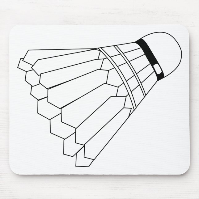 Badminton Shuttle Mouse Pad (Front)