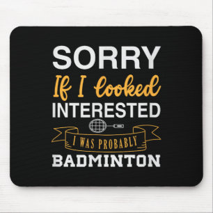 Badminton Shuttle Racket Badminton Player 0  Mouse Pad