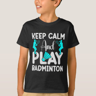 Badminton Shuttle Racket Badminton Player 3  T-Shirt