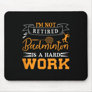 Badminton Shuttle Racket Badminton Player _9  Mouse Pad