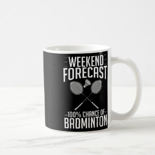 Badminton Shuttle Racket Birdie Player Coffee Mug