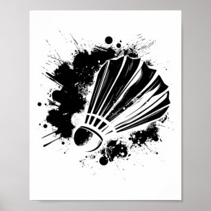 Badminton Shuttle Racket Sports  Poster