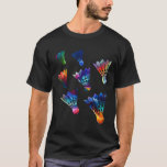 Badminton Shuttle Sports Athlete Vibrant Sporty  T-Shirt<br><div class="desc">Badminton Shuttle Sports Athlete Vibrant Sporty</div>