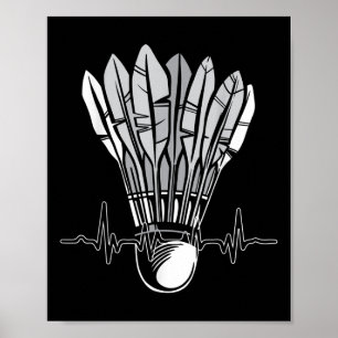 Badminton Shuttle Sports Ball Poster