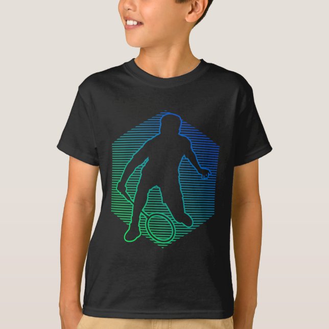 Badminton Shuttle Squash Womens Badminton Player  T-Shirt (Front)