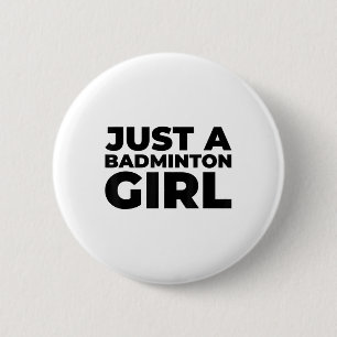 Badminton Shuttle Team Racket - Just A Badminton G 6 Cm Round Badge