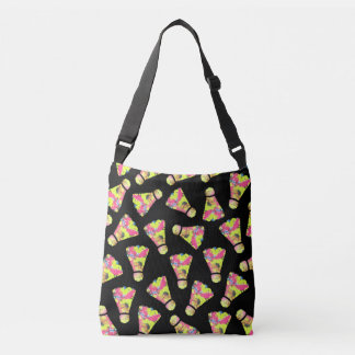 Badminton Shuttlecock Art Colourful pattern gift Crossbody Bag