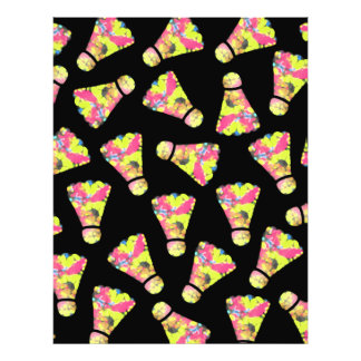Badminton Shuttlecock Art Colourful pattern gift Photo Print