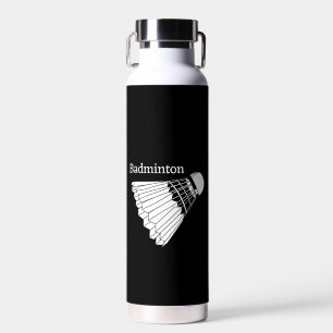 Badminton Shuttlecock Design Water Bottle