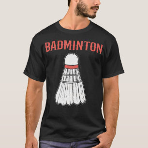 Badminton Shuttlecock Iconic Fun Design T-Shirt