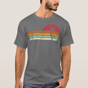 Badminton Shuttlecock Sunset Distressed T-Shirt