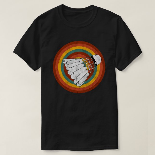 Badminton | Shuttlecock  T-Shirt (Design Front)