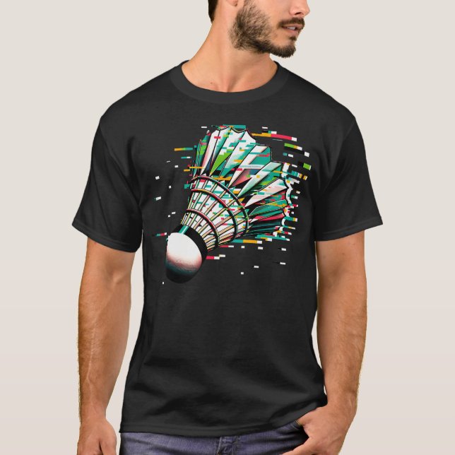 Badminton Shuttlecock T-Shirt (Front)