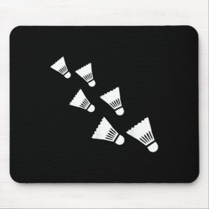 Badminton Shuttles Mouse Pad