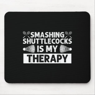 Badminton Smashing Shuttles Racquet Sport  Mouse Pad
