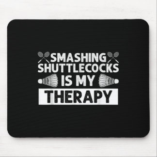 Badminton Smashing Shuttles Racquet Sport  Mouse Pad