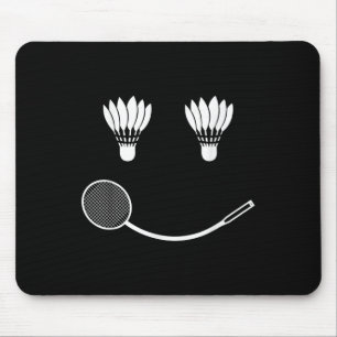 Badminton Smile Love Team Player Coach  Mouse Pad