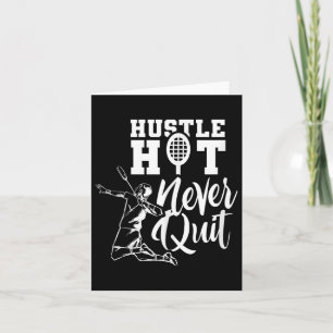 Badminton Sport Player Shuttle Lover  Card