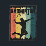 Badminton Sports Retro Vintage Badminton Player  Fleece Blanket<br><div class="desc">Badminton Sports Retro Vintage Badminton Player</div>