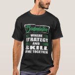 Badminton Sports Strategy And Skill Come Together  T-Shirt<br><div class="desc">Badminton Sports Strategy And Skill Come Together</div>