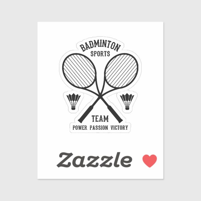 Badminton Sports Team (Sheet)