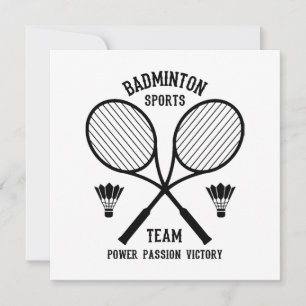 Badminton Sports Team