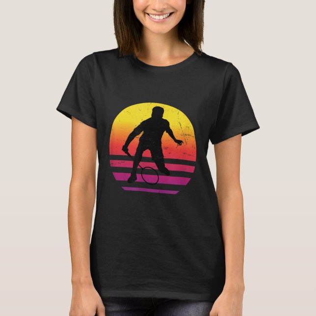 Badminton Squash Mens Shuttle Women  T-Shirt (Front)