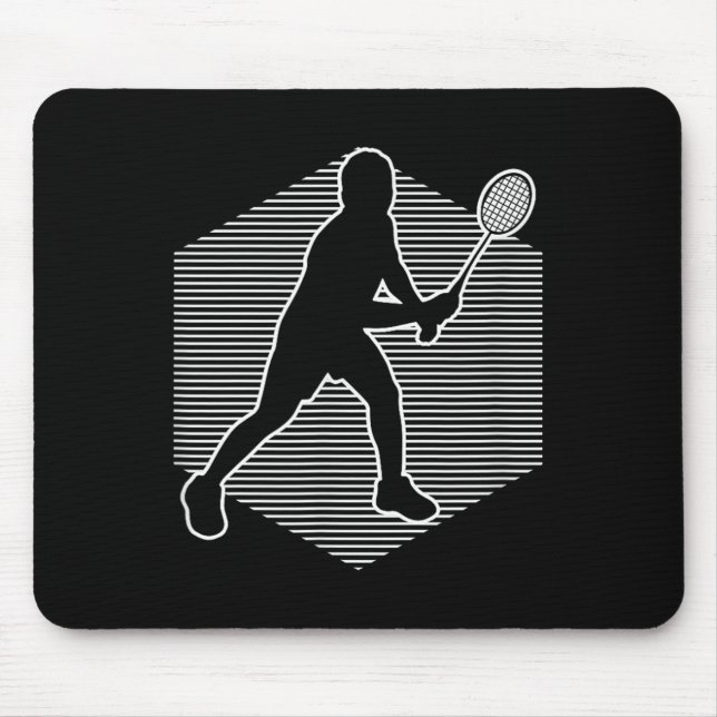 Badminton Squash Womens Shuttle Men  Mouse Pad (Front)