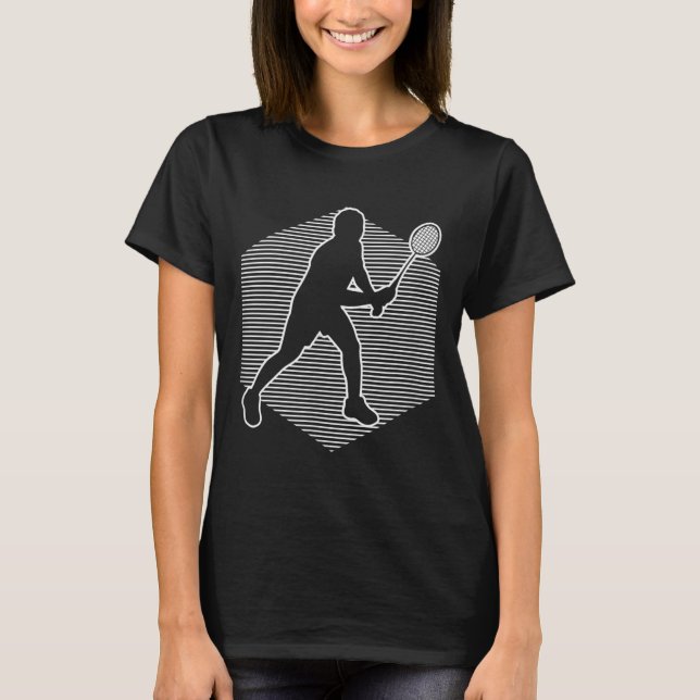 Badminton Squash Womens Shuttle Men  T-Shirt (Front)