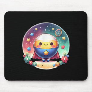 Badminton Superhero Super Hero Badminton Mouse Pad