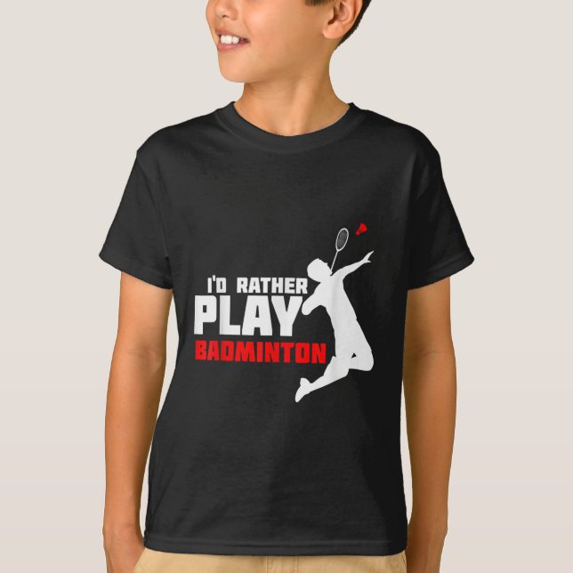 Badminton  T-Shirt (Front)