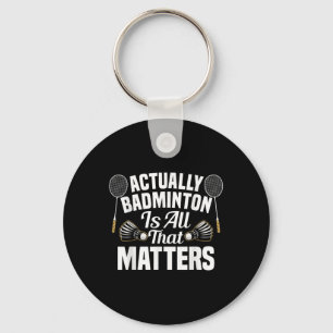 Badminton Team Match S Shuttle Badminton Player Key Ring