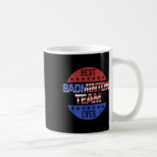 Badminton Team Player Independence Day Patriotic U Coffee Mug