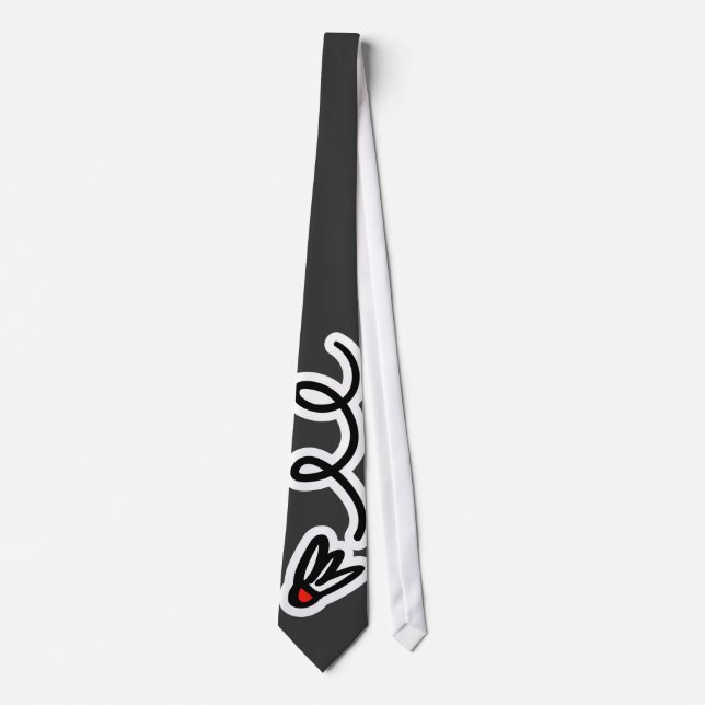Badminton tie gift for players and enthusiasts (Front)