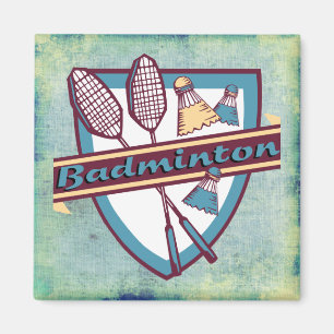 Badminton Time Magnet