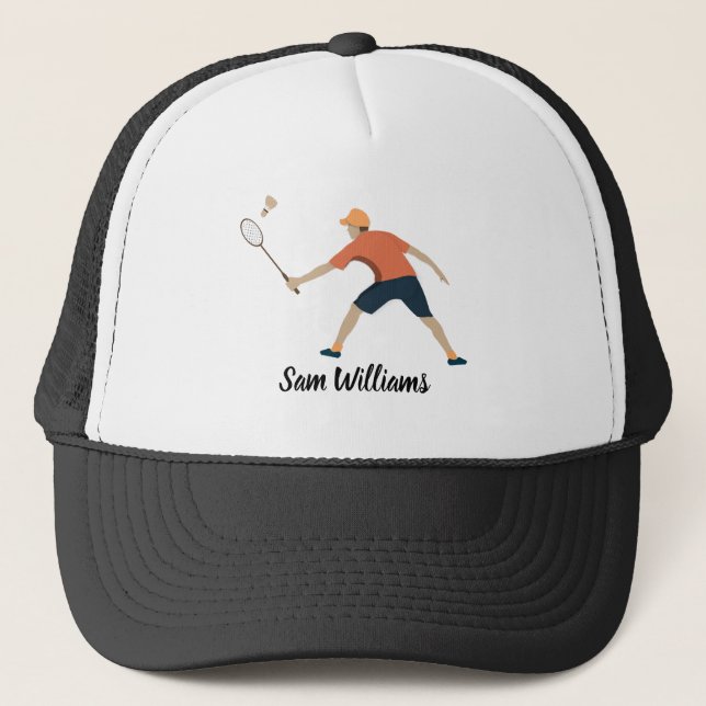 Badminton Trucker Hat (Front)
