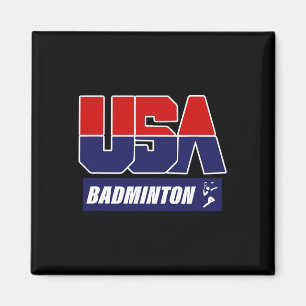 Badminton Usa Magnet