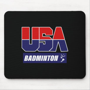 Badminton Usa Mouse Pad