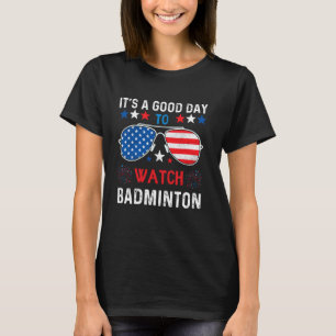 Badminton USA Support the Team Sunglasses USA Flag T-Shirt