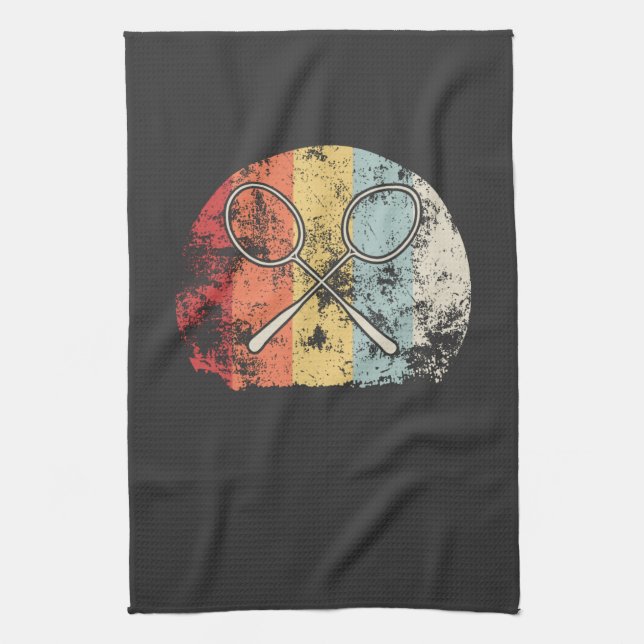 Badminton Vintage Tea Towel (Vertical)