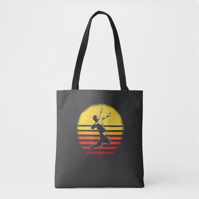 Badminton Vintage Tote Bag (Front)